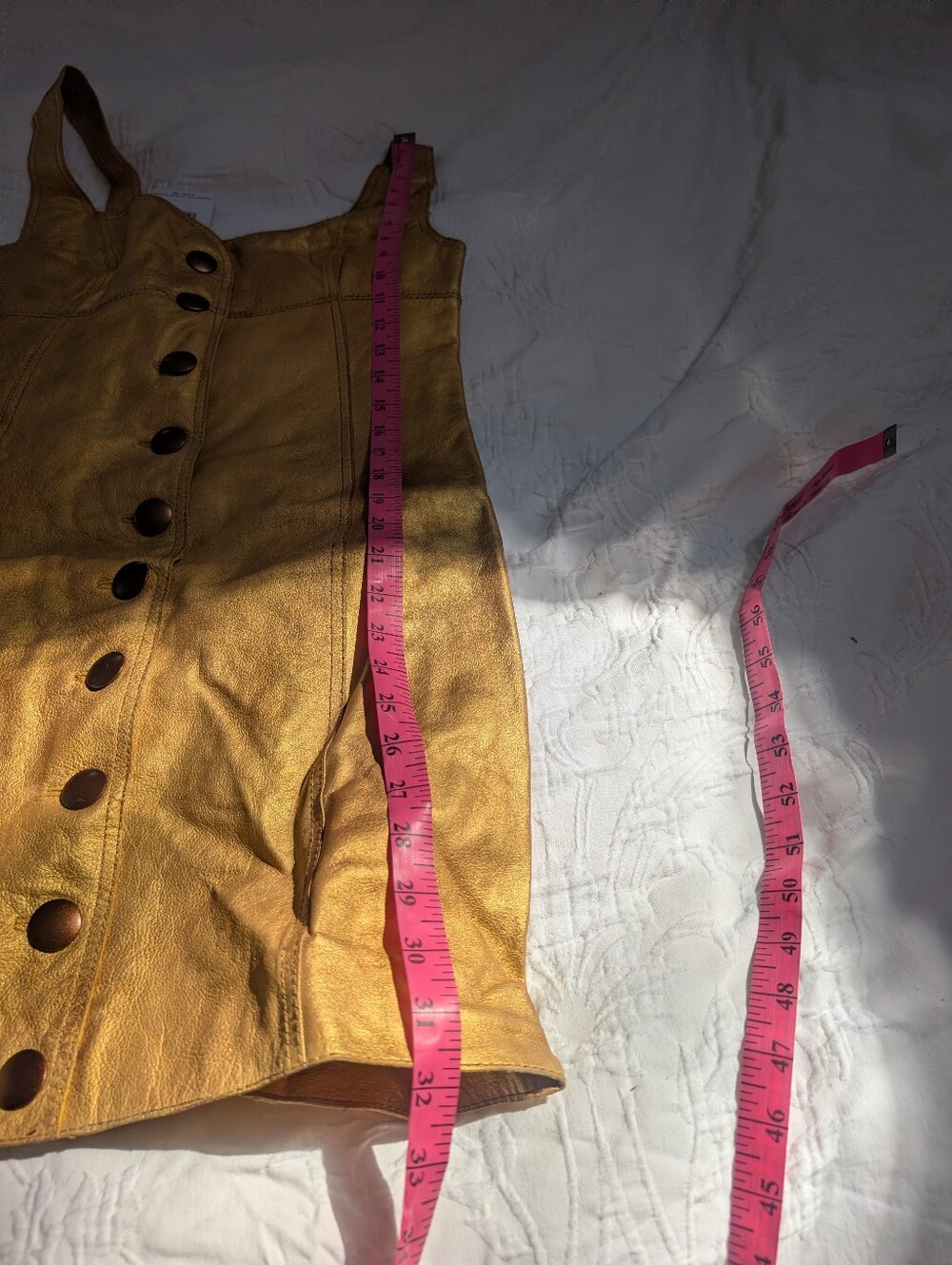 Free People Metallic Gold Mini Dress - Picture 9 of 9